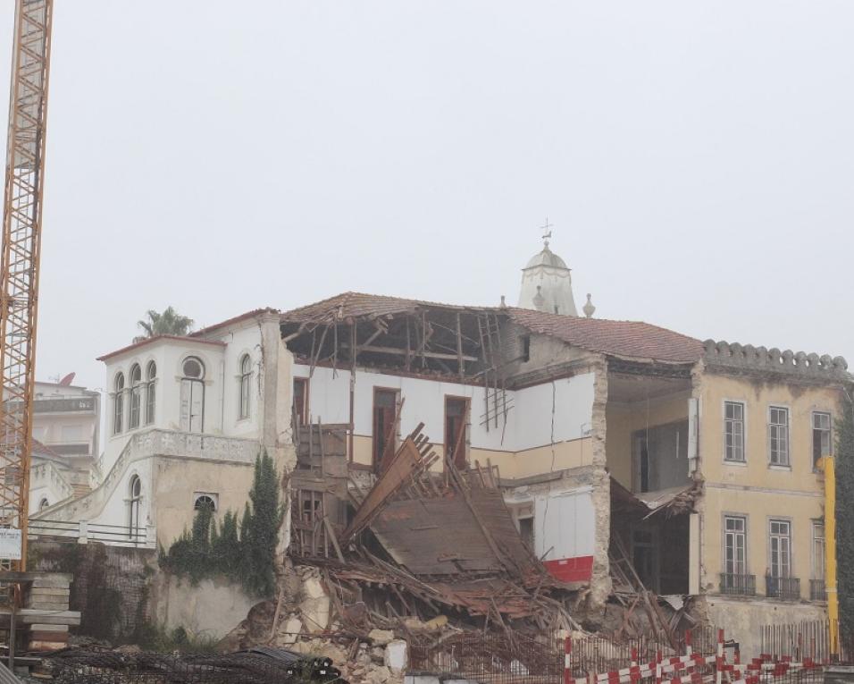 Vagos: Autarquia diz que derrocada no palácio Visconde Valdemouro “foi uma situação tão adversa quanto imprevista.