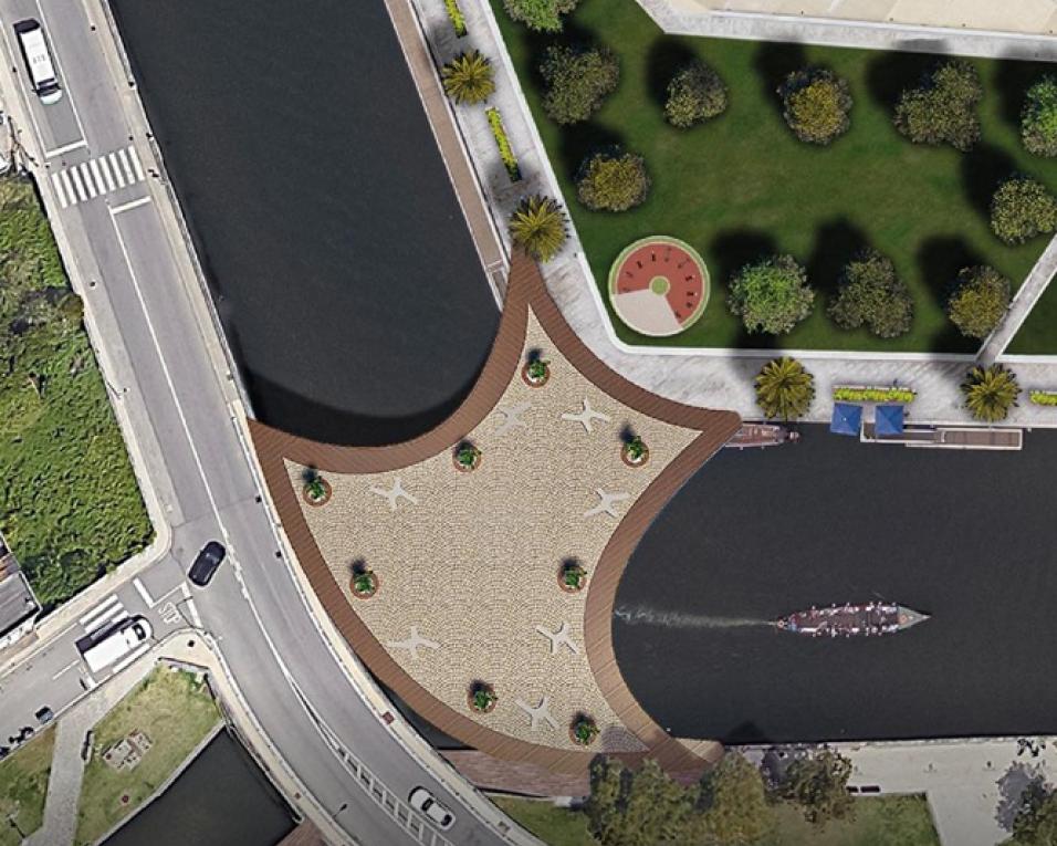Alberto Souto propõe nova ponte praça em Aveiro