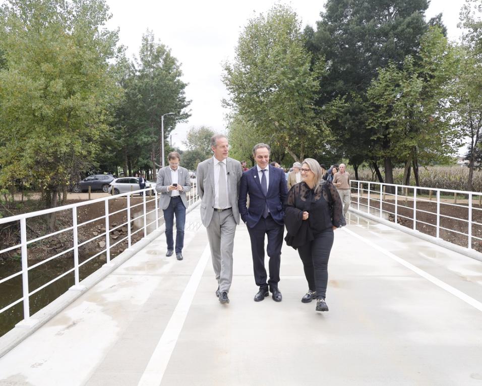 ponte do parque da balsa inaugurada esta semana