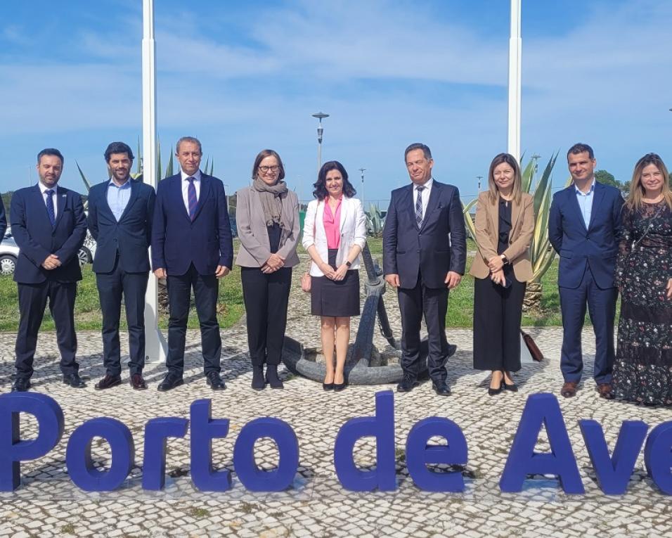 Porto de Aveiro recebeu a visita da Embaixadora da Noruega em Portugal.