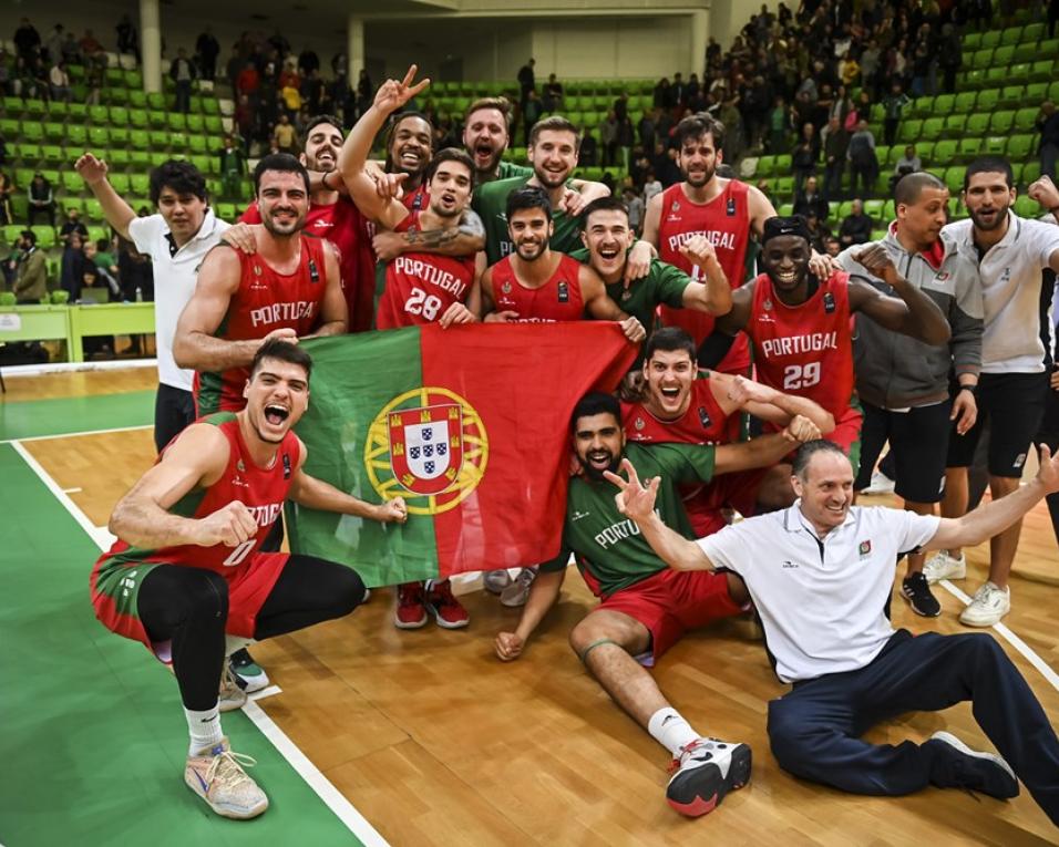 Portugal apurado para a fase de qualificação do Eurobasket.