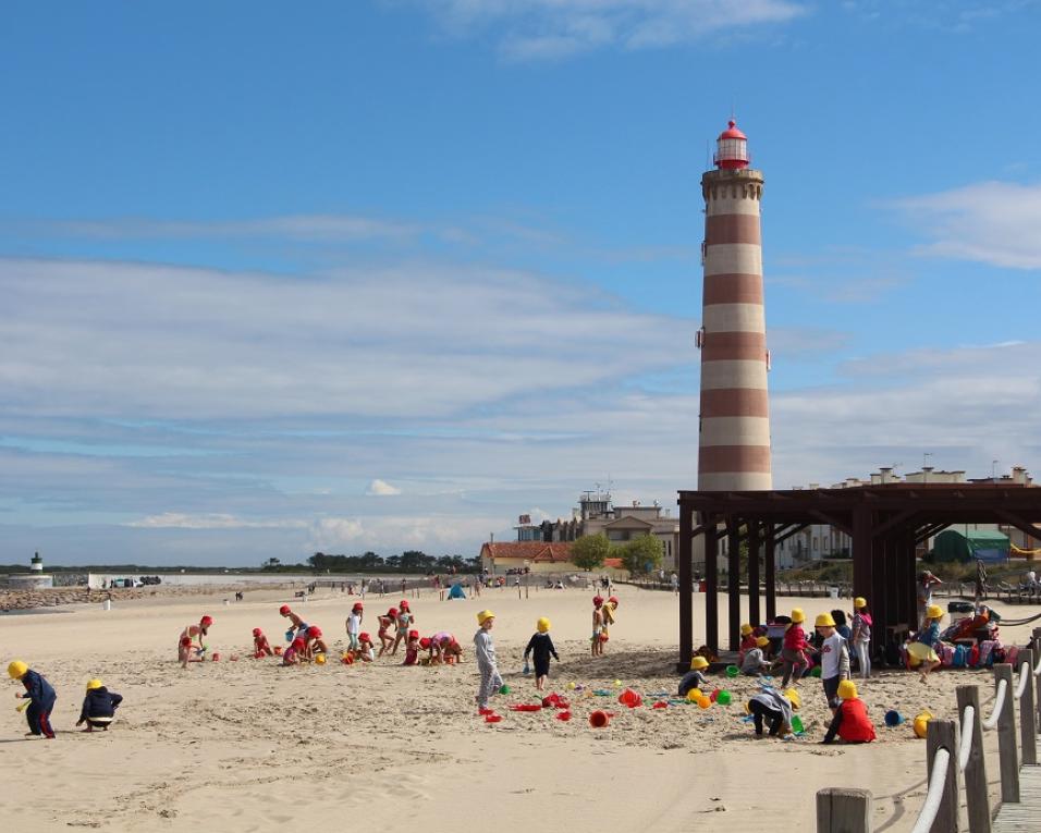 Praias da Barra e Costa Nova estreiam áreas de sombreamento.