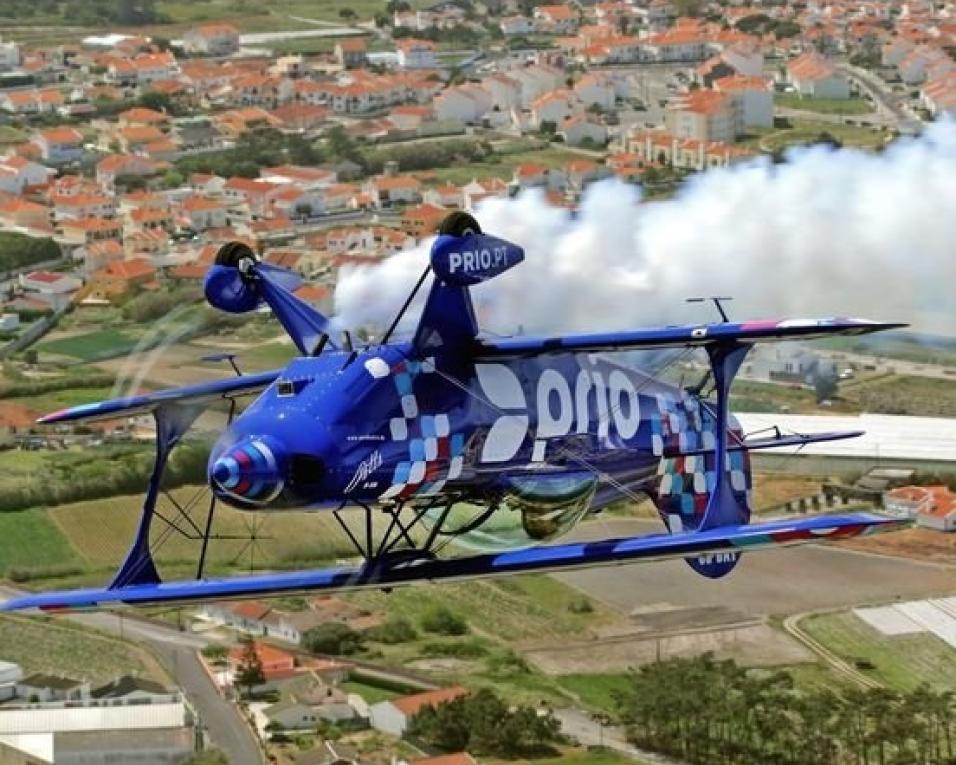 Show aéreo no Festival Dunas de São Jacinto.