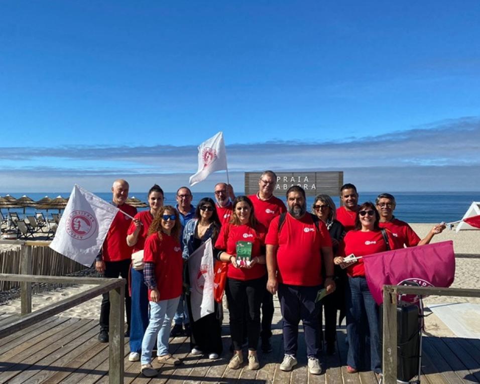 ps encerra campanha em arruada no centro da cidade de ilhavo