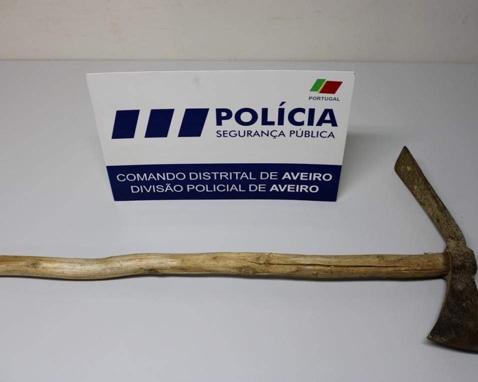 PSP deteve em Esgueira suspeito de violência doméstica.