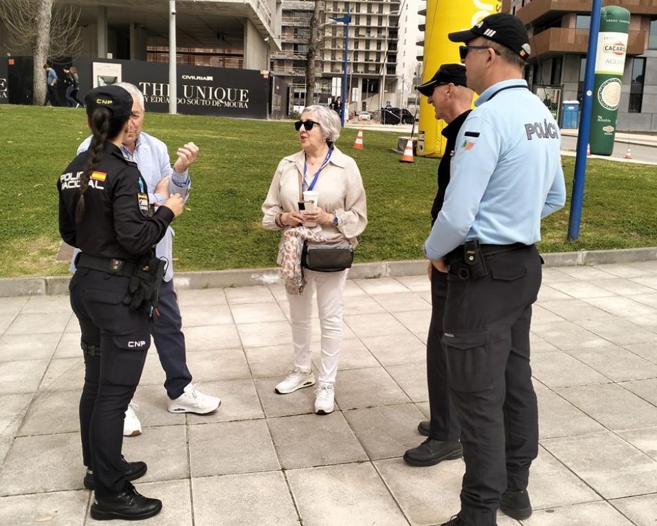 Aveiro: PSP e Polícia Nacional Espanhola em patrulhamento conjunto na Páscoa.