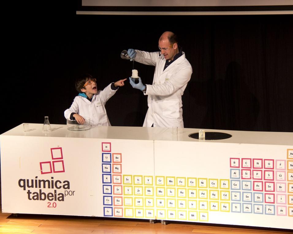“Química por Tabela 2.0” selecionado para a final da Competição Europeia de Shows de Ciência “Science Me”.