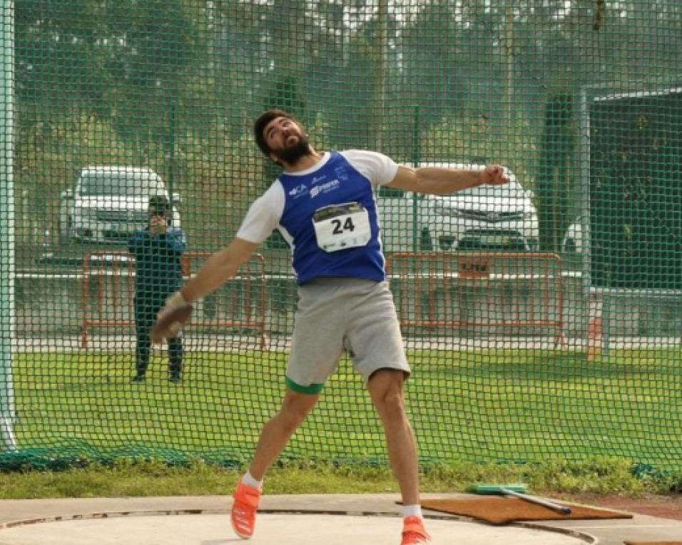 Atletismo: Ricardo Freitas vice campeão nacional de lançamento.