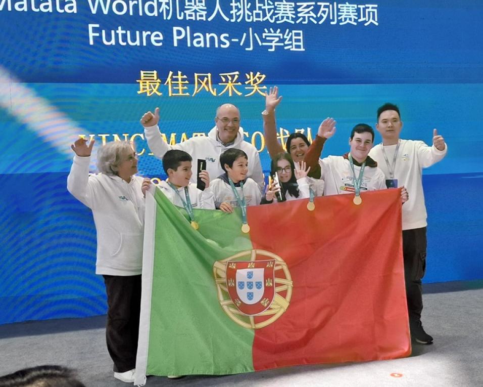 alunos da gafanha da nazaré em competição de robótica na china