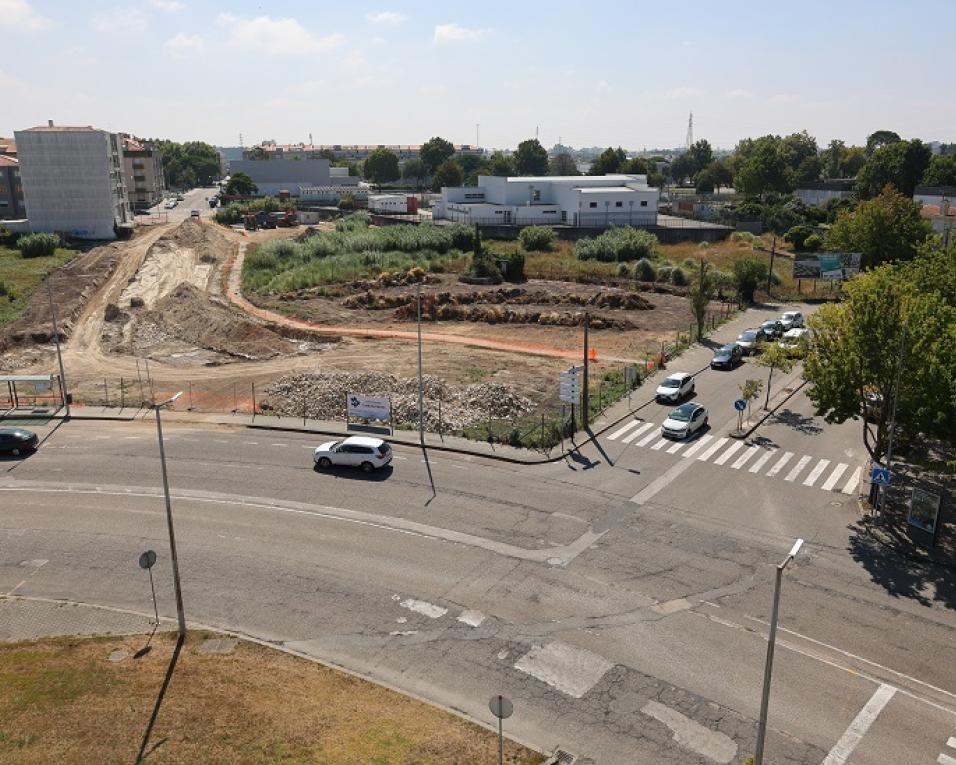 Rotunda de Esgueira já está em construção.