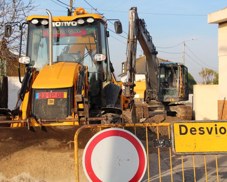 Obras de saneamento na Gafanha de Aquém já arrancaram.