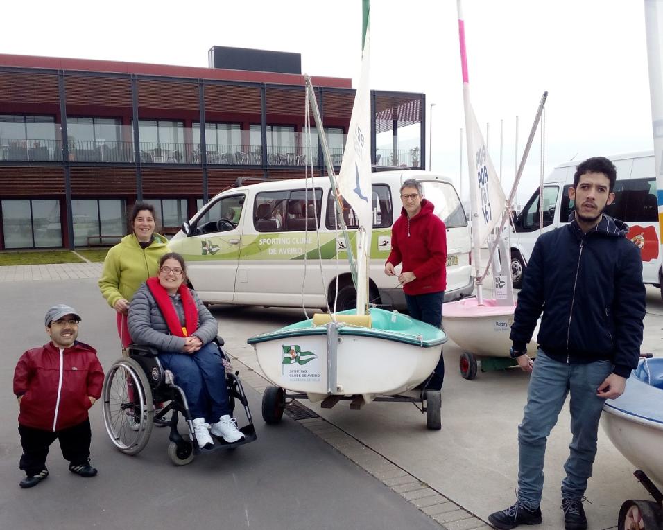 Ria sem limites do Sporting de Aveiro em destaque na vela adaptada em Viana do Castelo.