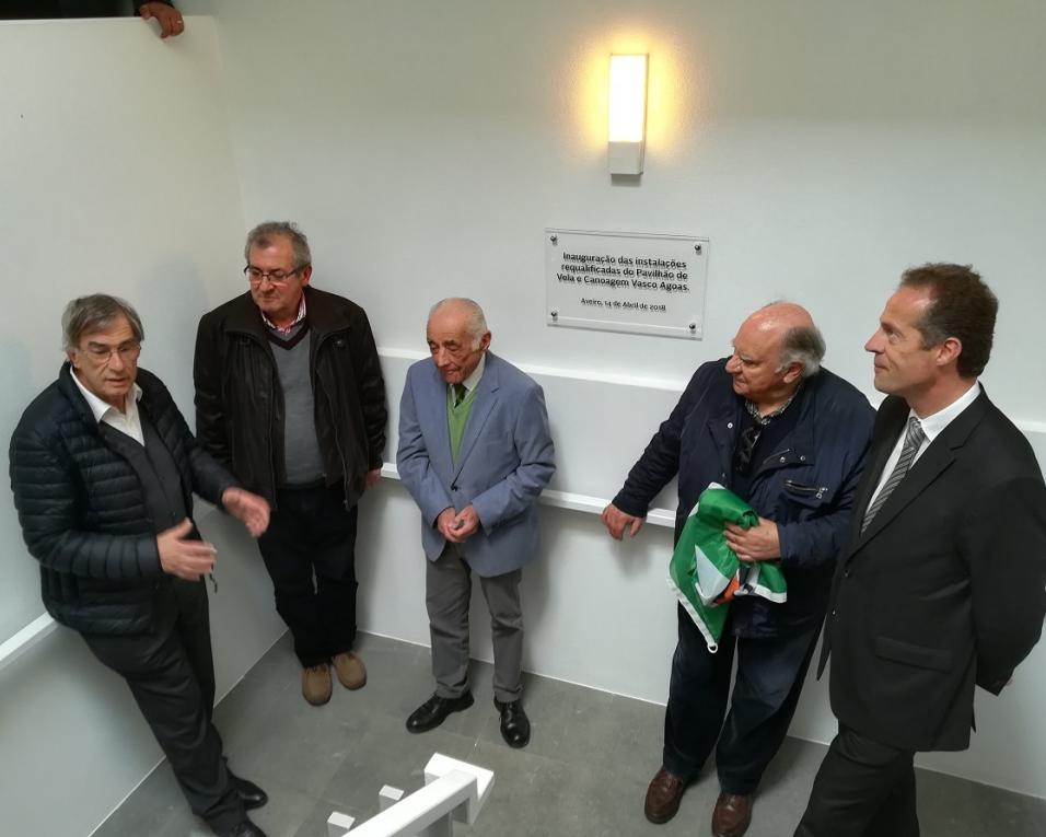 Sporting de Aveiro inaugura pavilhão de vela e canoagem.