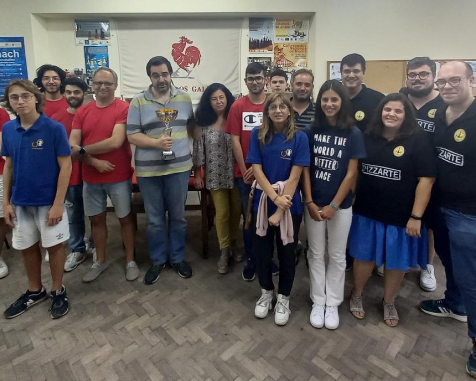 Clube Académico Téssera vence Taça de Xadrez.