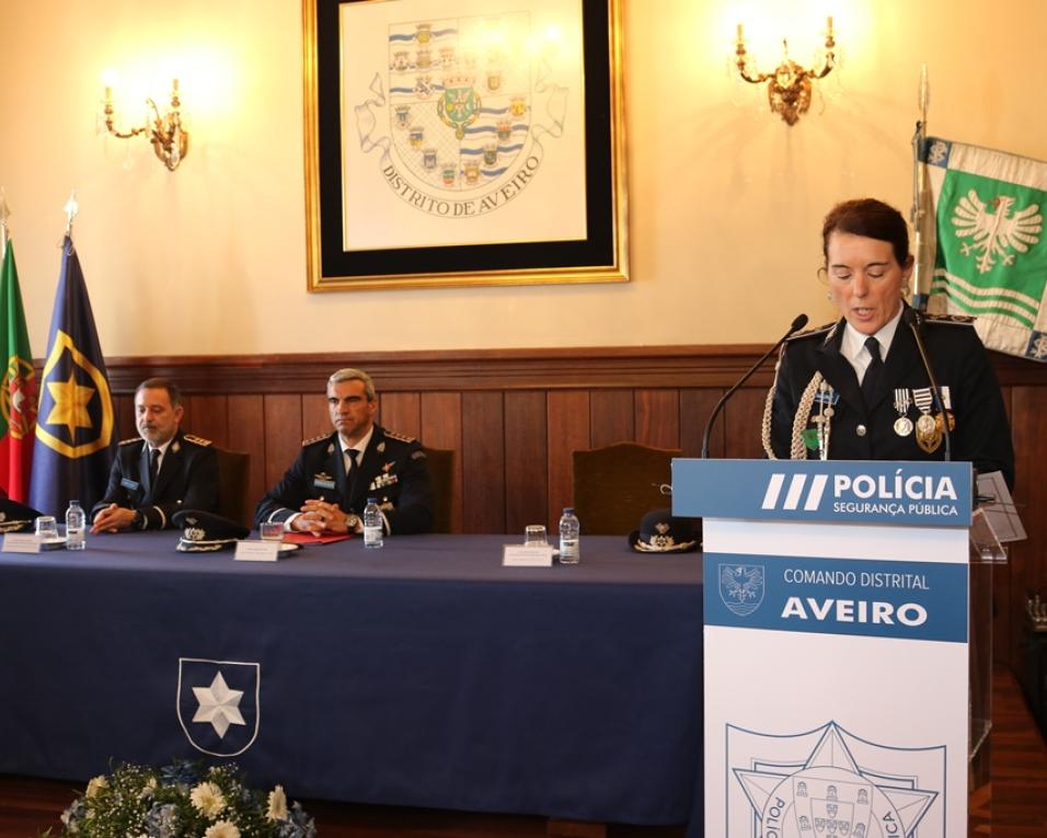 PSP: Virgínia Cruz tomou posse como comandante distrital.