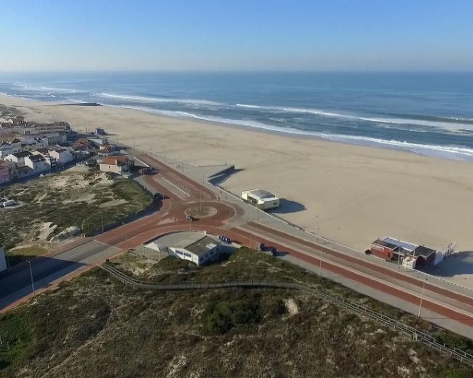 Pólo Norte na Praia da Torreira.