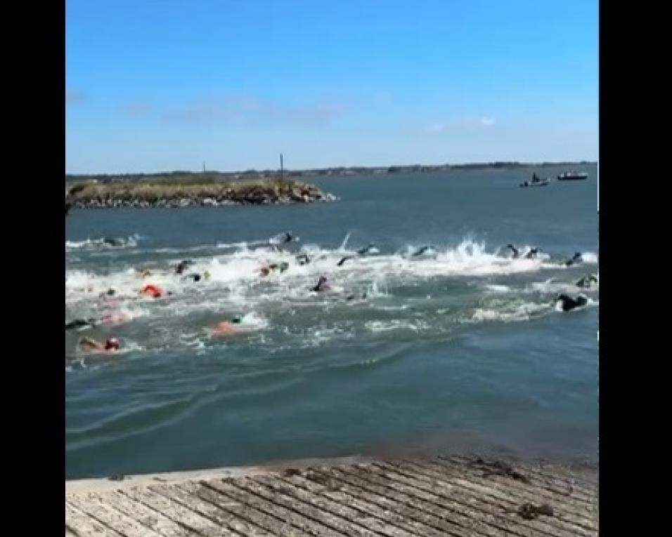 travessia da ria a nado cumpriu-se este fim de semana