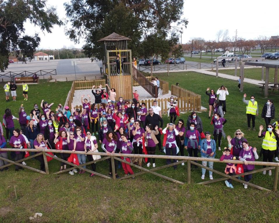 Cerca de 80 mulheres aderiram à caminhada da Tulha.