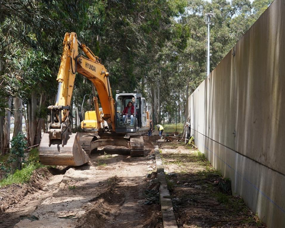 Ílhavo: Construção de cobertura na bancada do Estádio da Vista Alegre já começou.