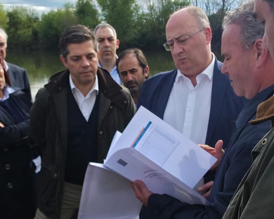Ministro da Agricultura e do Mar verifica impactos da tempestade em Albergaria