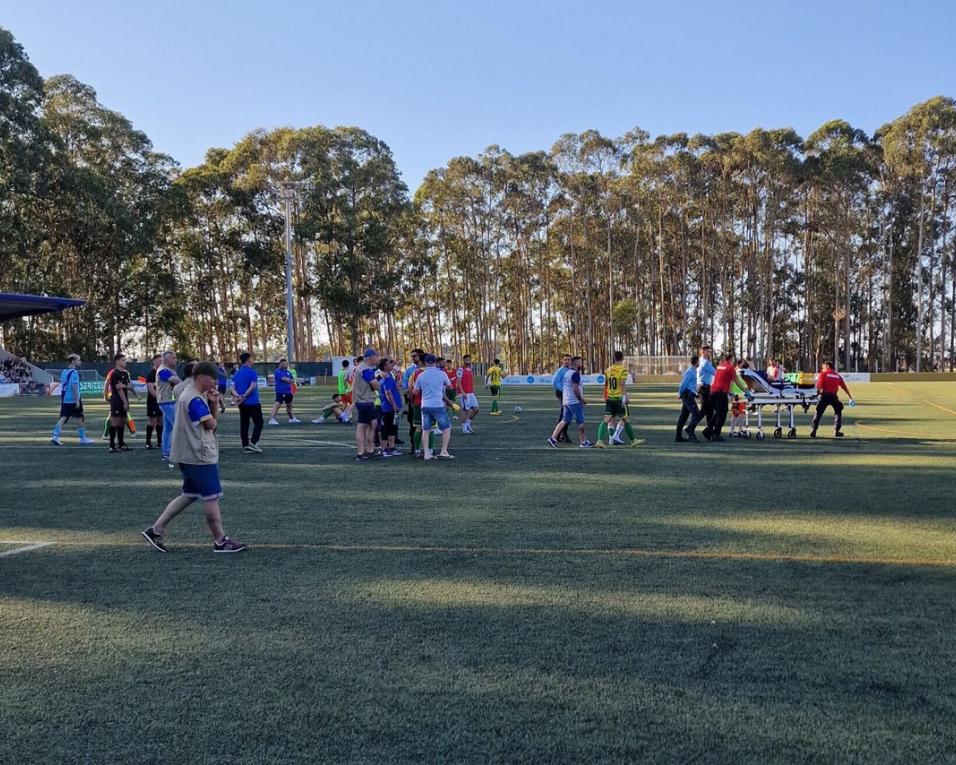 Futebol: Valonguense e Vista Alegre divergem sobre condições de segurança para concluir partida interrompida por agressão.