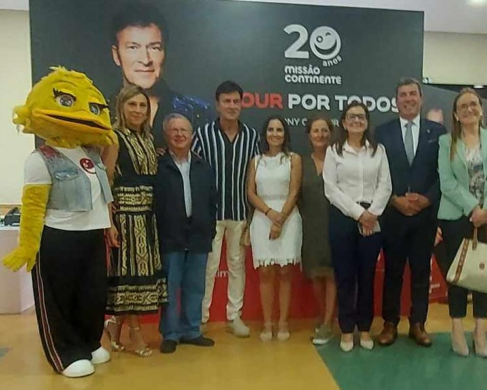 Tony Carreira visitou 'Património dos Pobres' em Ílhavo antes do concerto de hoje à noite.