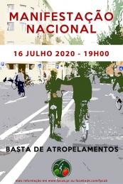 MANIFESTAÇÃO NACIONAL BASTA DE ATROPELAMENTOS MANIFESTAÇÃO NACIONAL BASTA DE ATROPELAMENTOS
