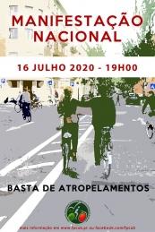 MANIFESTAÇÃO NACIONAL BASTA DE ATROPELAMENTOS