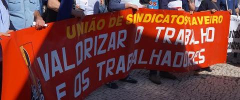 União de Sindicatos de Aveiro assinala 1.º de Maio com manifestação na cidade.