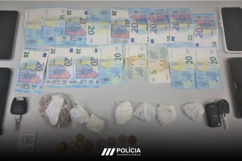 psp deteve suspeitos de trafico