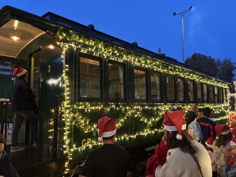 comboio de natal regressa à linha do vouga