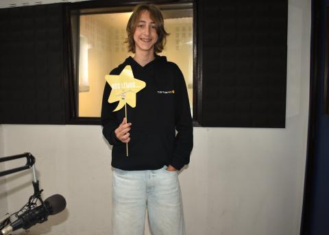 Artur Frazão, vencedor do 2.º prémio, na categoria de Texto Narrativo, do Ensino Secundário, do 25.º Concurso Literário Jovem (2026)