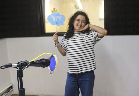 Carolina Mendes, vencedora do 1.º prémio, na categoria de Texto em Poesia, do 3.º ciclo, do 25.º Concurso Literário Jovem (2026).