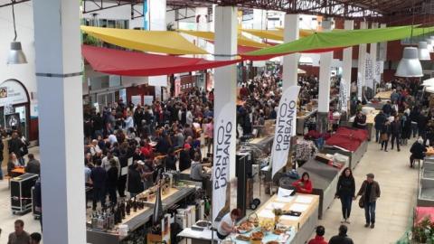 Cervejeiros mostram-se no Mercado Manuel Firmino em mais um Aveiro Craft Beer Fest.