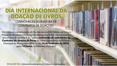 Dia Internacional da Doação de Livros - Município de Albergaria-a-Velha Dia Internacional da Doação de Livros - Município de Albergaria-a-Velha