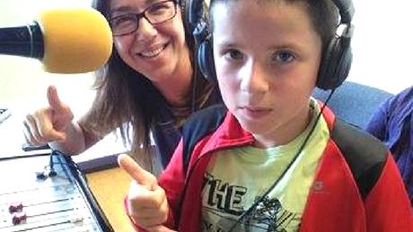 Miguel António Cruz, 9 anos - Eu ainda vou fazer rádio!