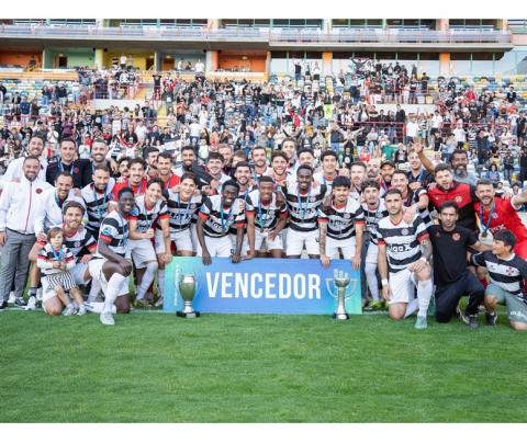 ovarense conquista taca distrital de futebol