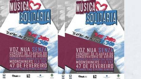 Música solidária - 3 Julho Teatro Aveirense