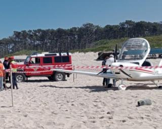 Cortegaça: Avioneta faz aterragem de emergência junto a praia. Não há registo de feridos.