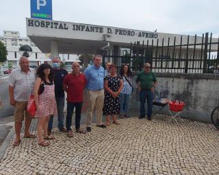 Movimento de Utentes do Centro Hospitalar do Baixo Vouga preocupado com o 'estado da saúde' no SNS.