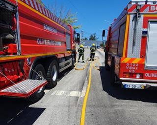 PCP reuniu com os Bombeiros de Oliveira do Bairro.