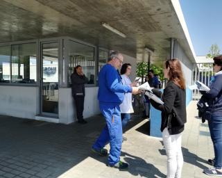 PCP: Diana Ferreira (candidata CDU ao Parlamento Europeu) esteve em contacto com os trabalhadores da GROHE em Albergaria-a-Velha.