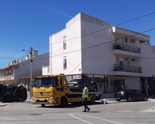 Gafanha da Nazaré: Acidente de viação provoca cinco feridos ligeiros.