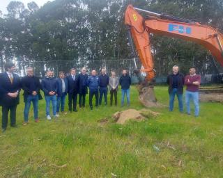 Começaram as obras de ampliação do Complexo Desportivo da Murteira na Vista Alegre.