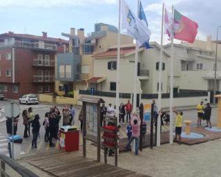 Nadadores Salvadores de vários pontos do país ajudam a garantir segurança nas praias da Barra e Costa Nova.