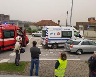 Duas estudantes atropeladas na Feira.