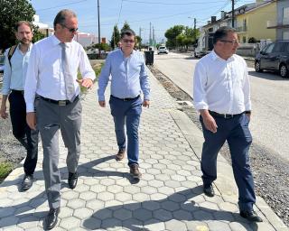 Câmara de Aveiro: Prosseguem obras de requalificação urbana em Cacia.