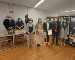 Melhores alunos da Escola Secundária da Gafanha da Nazaré distinguidos esta tarde.