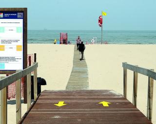 Pandemia: Multas por falta de máscara na ida à praia a partir de amanhã, quarta-feira.