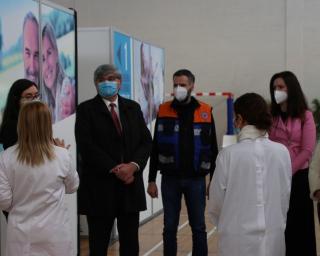 Inauguração de Centro de Vacinação Covid-19 em Oliveira de Azeméis.